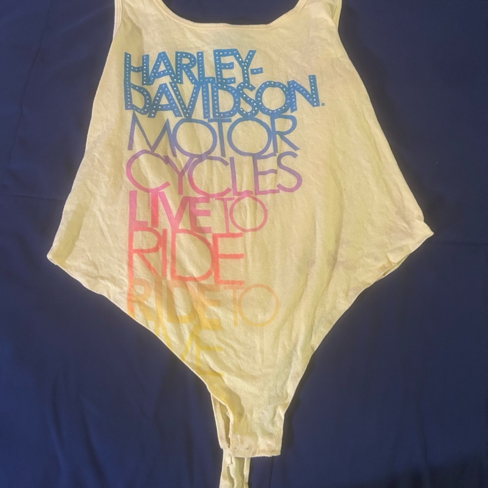 Harley-Davidson Yellow Bodysuit Classic Cut